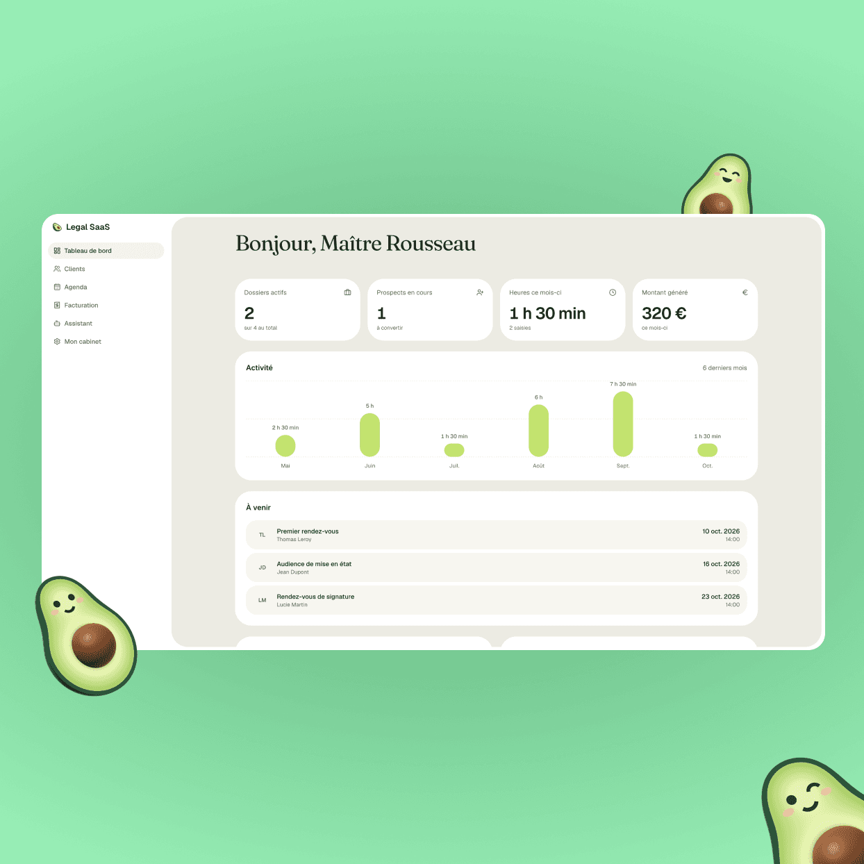 Avocab law firm management tool