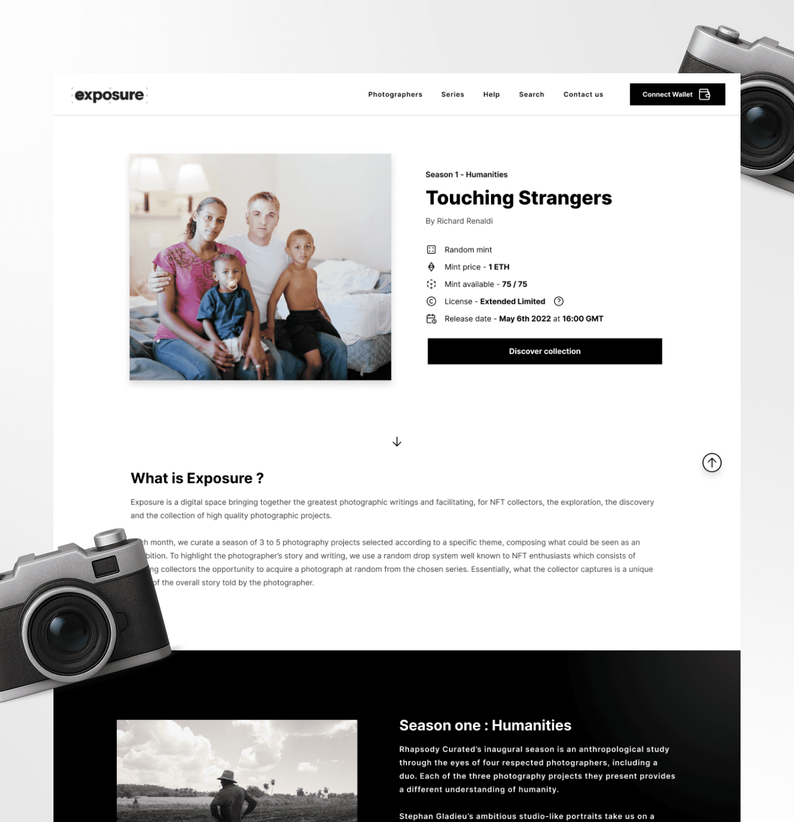 Exposure NFT photography platform