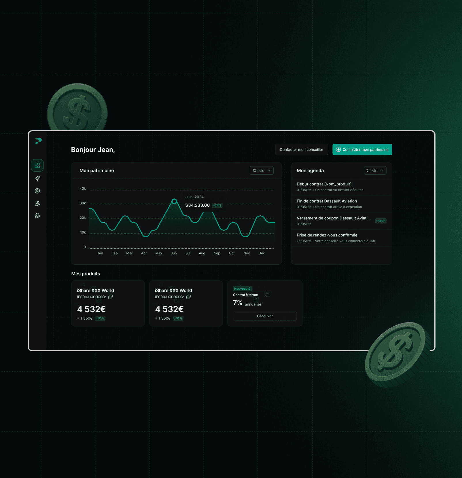 Patrimy wealth management tracking tool