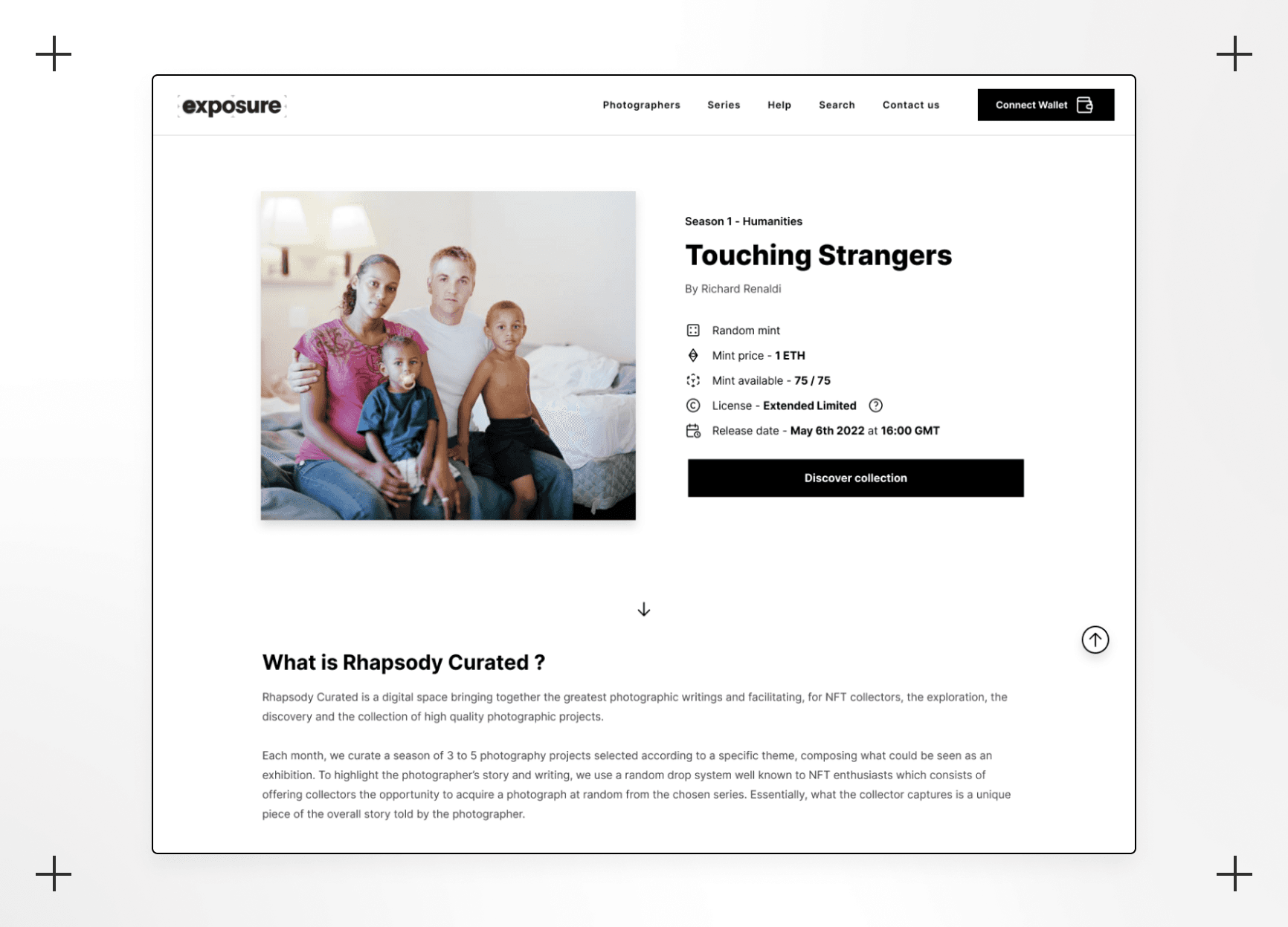 Exposure NFT photography platform